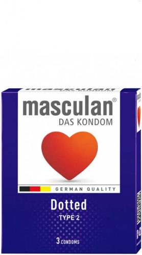 Masculan 2/3 óvszer Lila Érdes