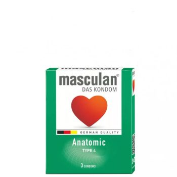 Masculan 4/3 óvszer Zöld Anatómiai