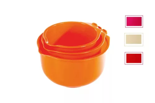 Keverőtál Műanyag 3 Darabos (1,5L-2L-3L) K110 (8/#_280/rkl)
