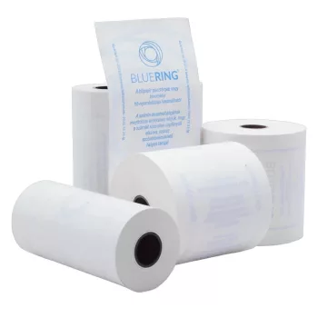   Hőpapír 57 /50mm, 27fm hosszú, cséve 12mm, 10 tekercs/csomag, 100tekercs/karton  BPA mentes Bluering®