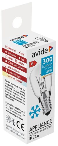 Avide Hűtőizzó 40W E14 WW 3000K