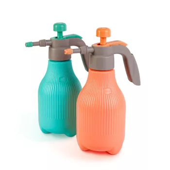   Kézi permetező - 1,75 L - zöld/korall - 3 bar nyomás, biztonsági szeleppel