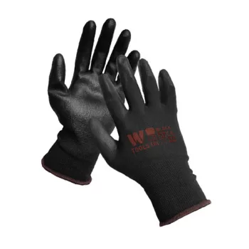   Kesztyű Precíziós Szerelő Fekete XXL/10 Wtools (12/gy_240/#)
