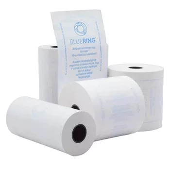   Hőpapír 37 mm széles, 30fm hosszú, cséve 12mm, 10 tekercs/csomag, ( 37/50 ) BPA mentes Bluering®