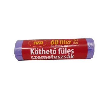   TUTI köthető füles szemeteszsák 60liter 16db/roll, 30roll/gyűjtő